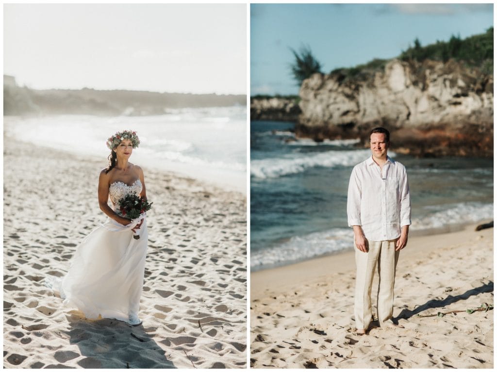 Maui Elopement Photographer Amy Jayne Photography couple getting married on the beach in Kapalua