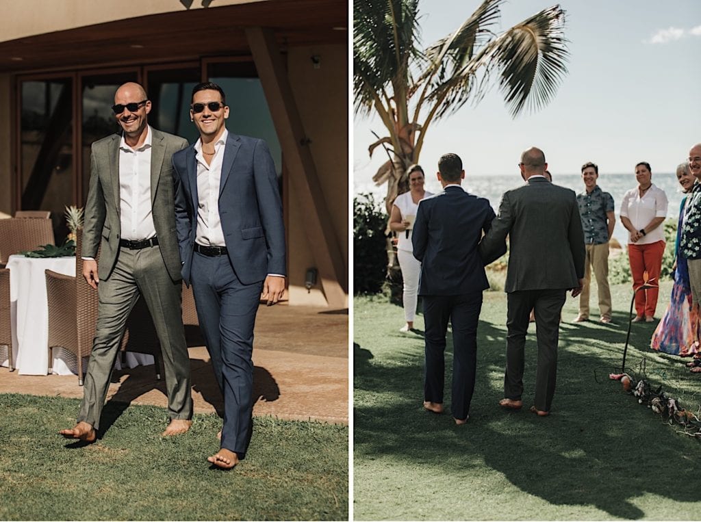 Maui LGBTQ Wedding in Kihei Wailea couple married on the beach