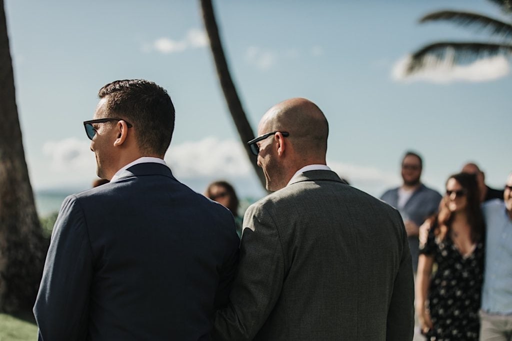 Maui LGBTQ Wedding in Kihei Wailea couple married on the beach