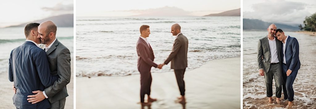Maui LGBTQ Wedding in Kihei Wailea couple married on the beach
