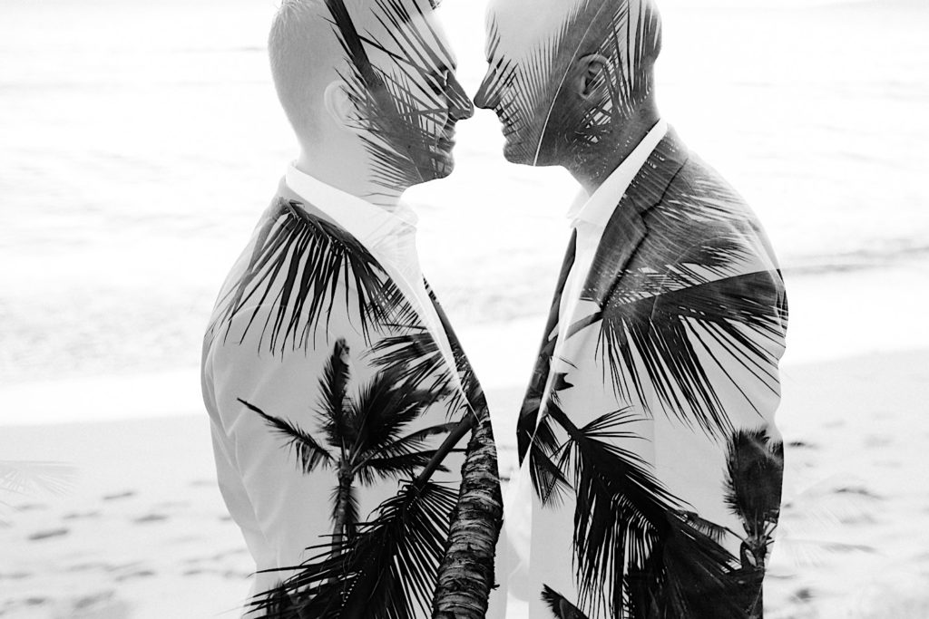 Maui LGBTQ Wedding in Kihei Wailea couple married on the beach