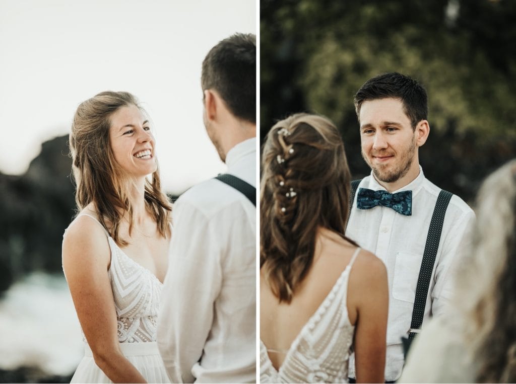Makena Cove Elopement in Maui wedding couple