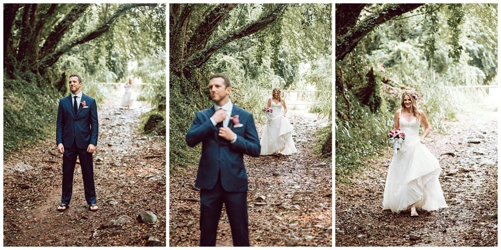 Jungle and Cliffside elopement in Maui Amy Jayne Photography couple getting married