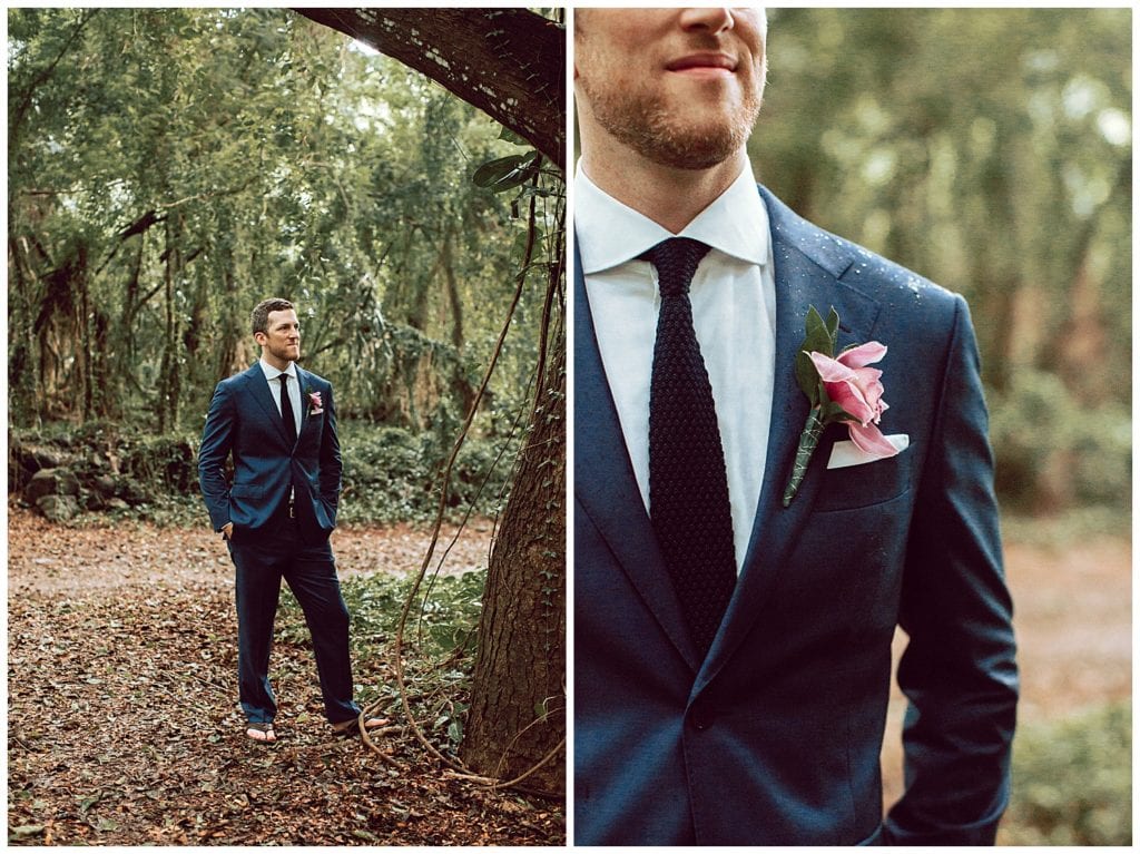 Jungle and Cliffside elopement in Maui Amy Jayne Photography couple getting married