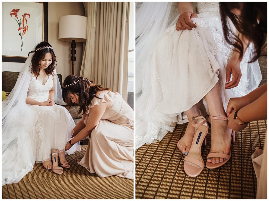 Hyatt Maui Wedding Photographer Amy Jayne Photographed the couple getting ready in their rooms