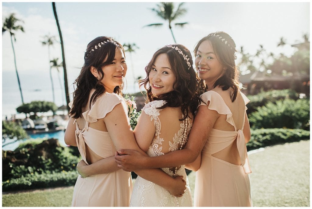 Hyatt Maui Wedding Photographer Amy Jayne Photographed the couple on their wedding day in this beautiful hotel