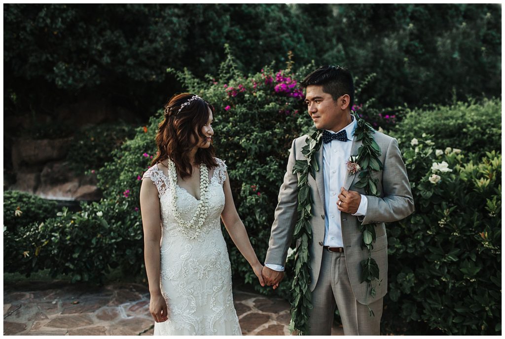 Hyatt Maui Wedding Photographer Amy Jayne Photographed the couple on their wedding day in this beautiful hotel