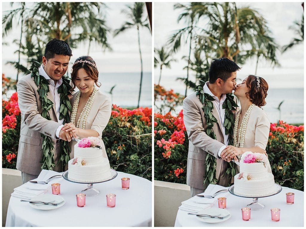 Hyatt Maui Wedding Photographer Amy Jayne Photographed the couple on their wedding day in this beautiful hotel