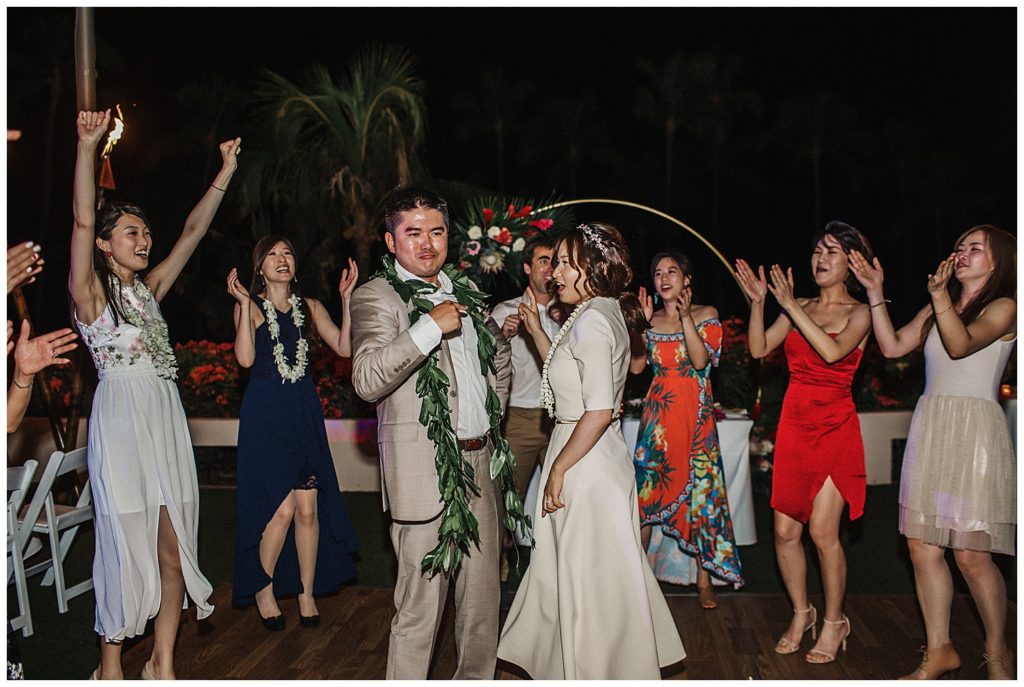 Hyatt Maui Wedding Photographer Amy Jayne Photographed the couple on their wedding day in this beautiful hotel and reception to follow with friends and family