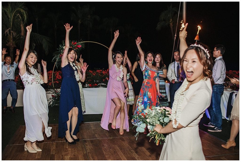 Hyatt Maui Wedding Photographer Amy Jayne Photographed the couple on their wedding day in this beautiful hotel and reception to follow with friends and family