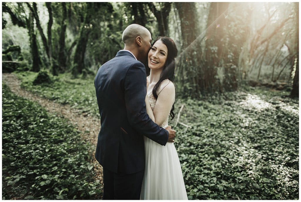 Maui Jungle Wedding Elopement in Kapalua at a jungle and at Ironwoods beach.