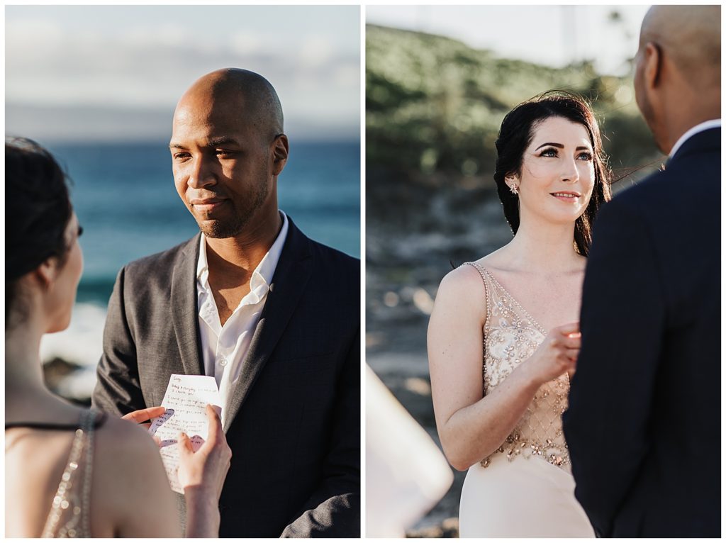 Maui Jungle Wedding Elopement in Kapalua at a jungle and at Ironwoods beach.