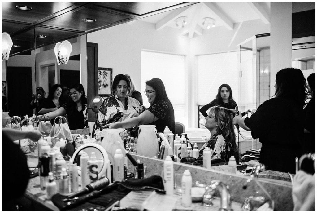 Kula Maui Wedding Photographer Amy Jayne pictures of the couple getting ready at a private venue