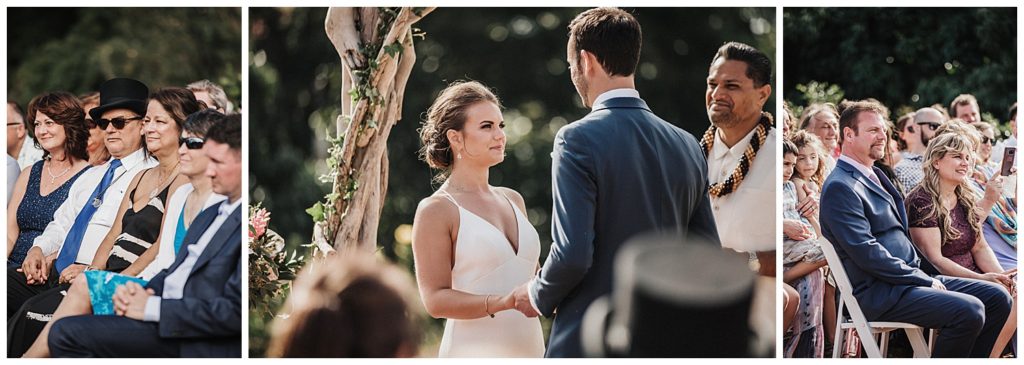 Kula Maui Wedding Photographer Amy Jayne pictures of the couple getting married at a private venue