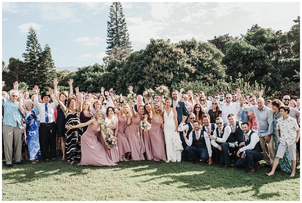 Kula Maui Wedding Photographer Amy Jayne pictures of the couple getting married at a private venue