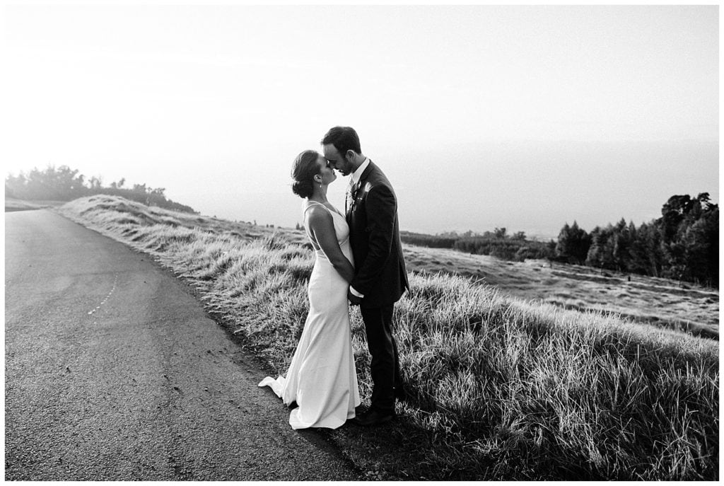 Kula Maui Wedding Photographer Amy Jayne pictures of the couple getting married at a private venue