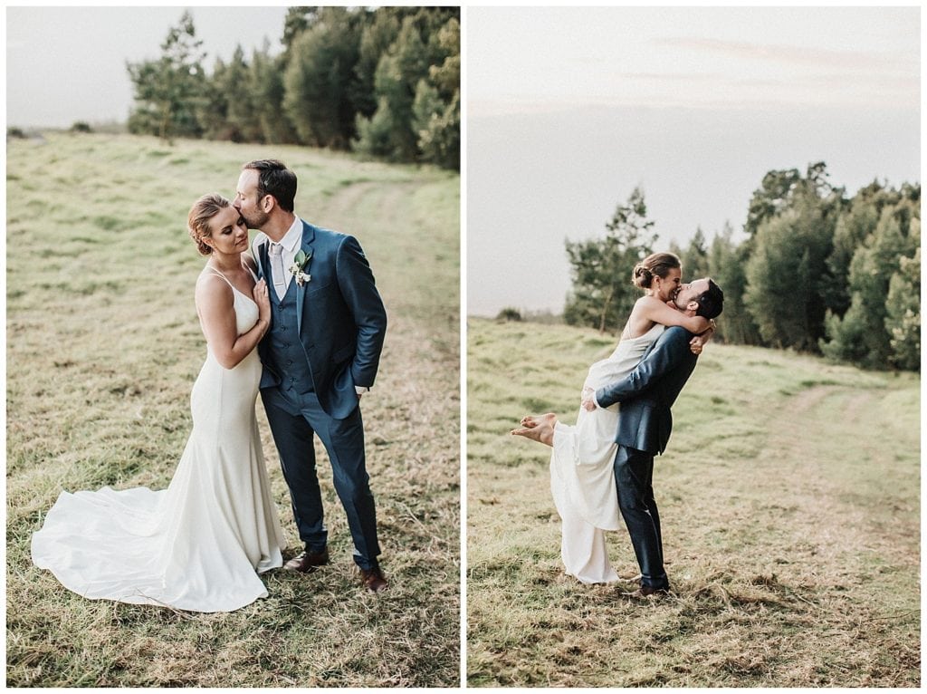 Kula Maui Wedding Photographer Amy Jayne pictures of the couple getting married at a private venue