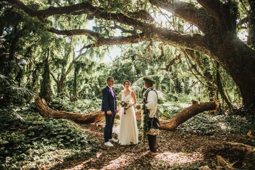 Maui Jungle Engagement Photo
