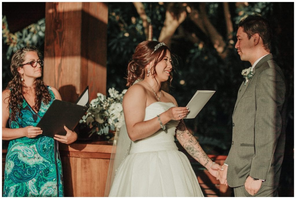 Hotel Wailea wedding in the treehouse