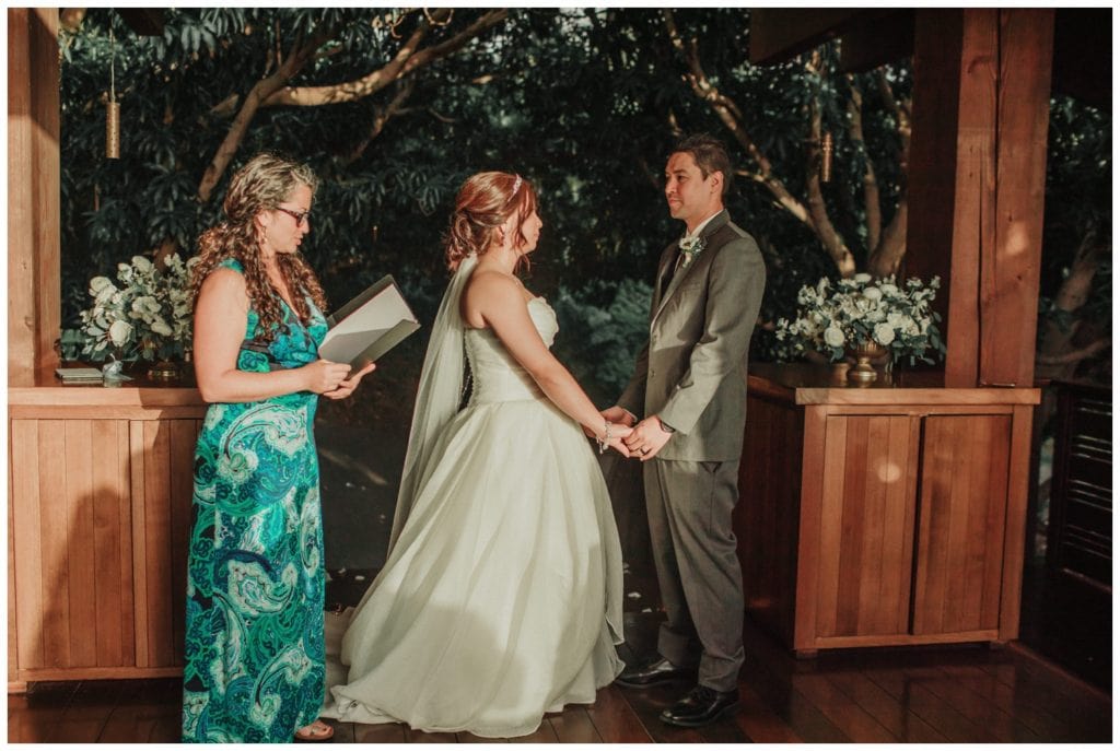 Hotel Wailea wedding in the treehouse