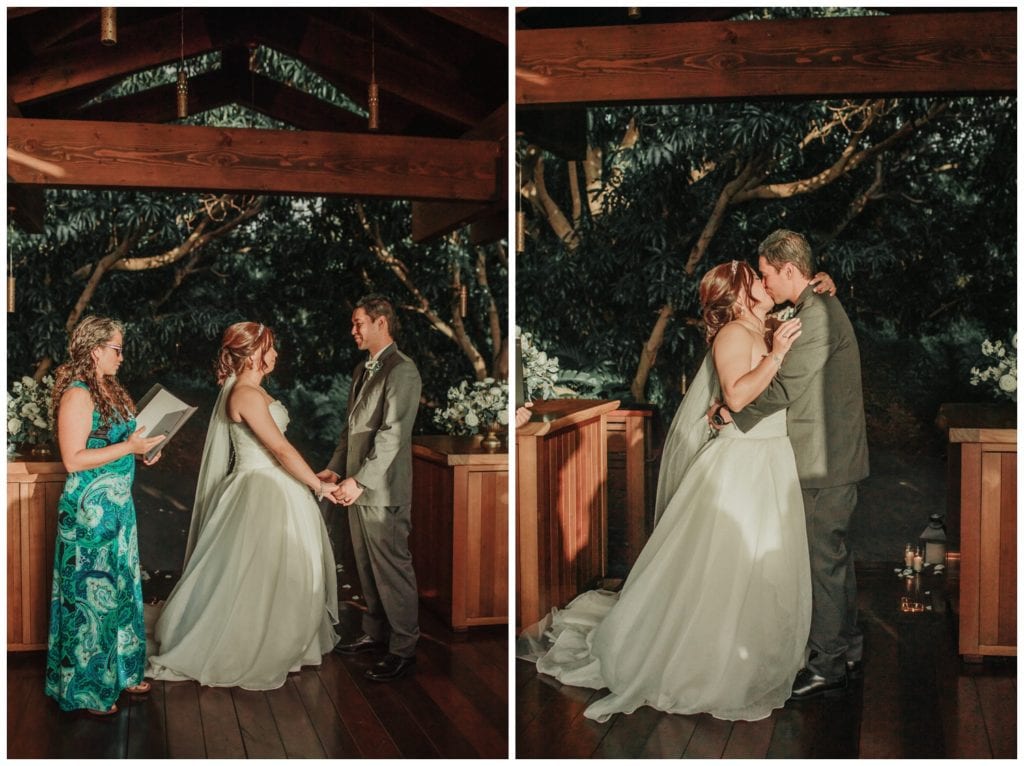 Hotel Wailea wedding in the treehouse