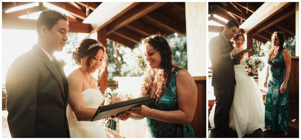 Hotel Wailea wedding in the treehouse