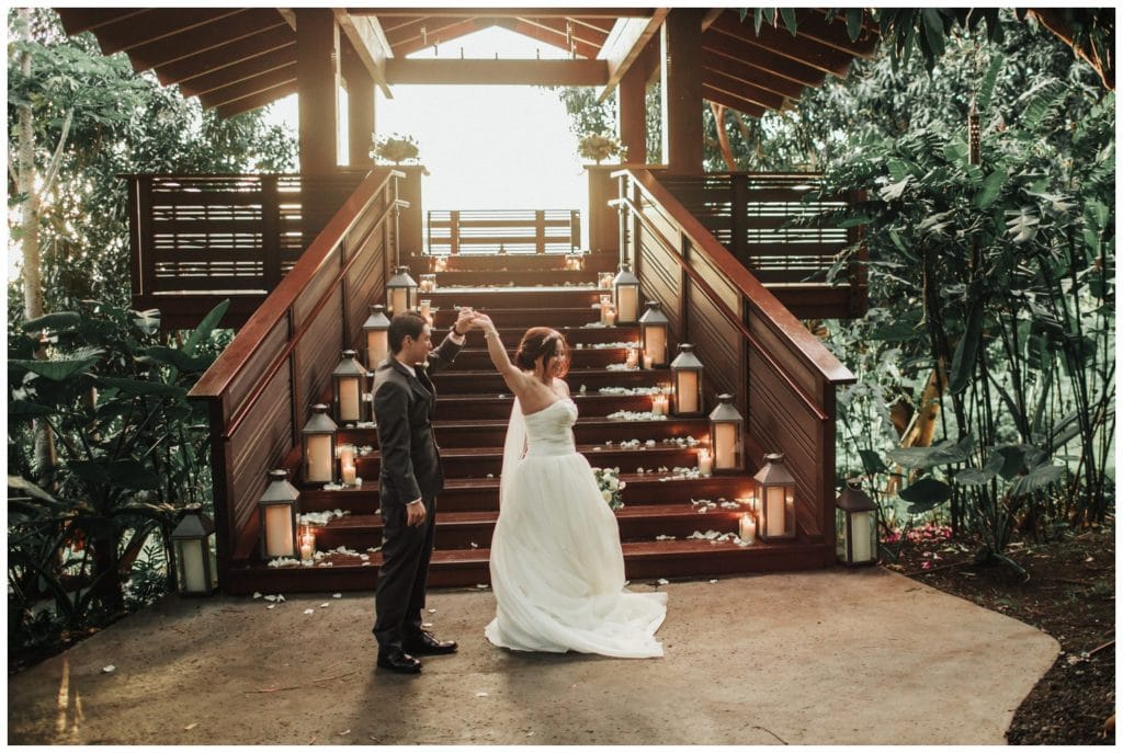 Hotel Wailea wedding in the treehouse