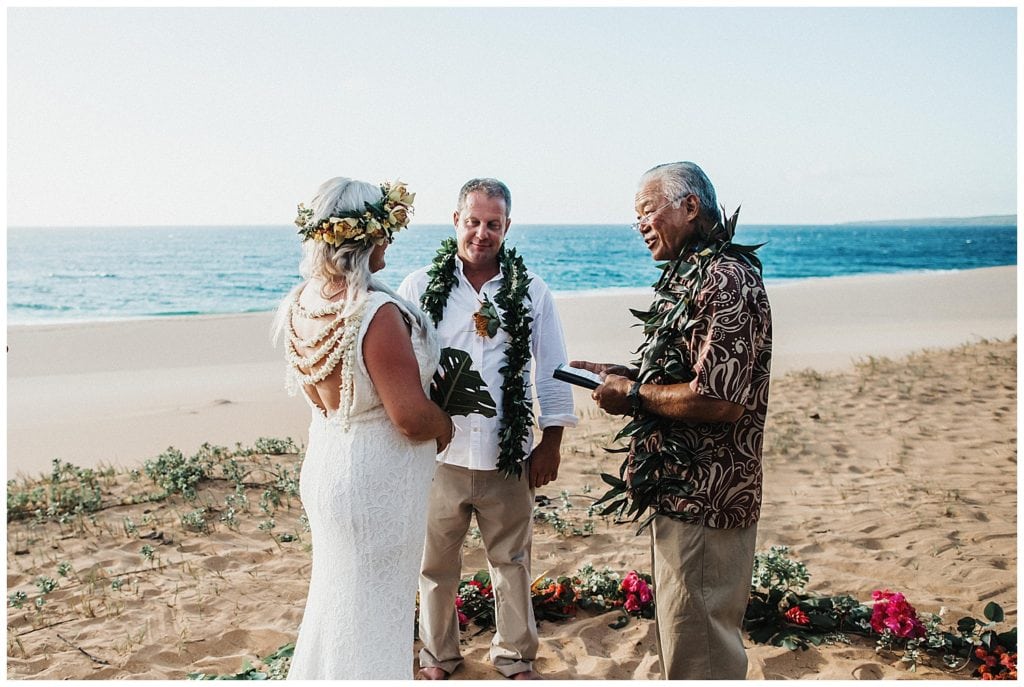 Molokai Wedding Photographer Amy Jayne Photos on the beach