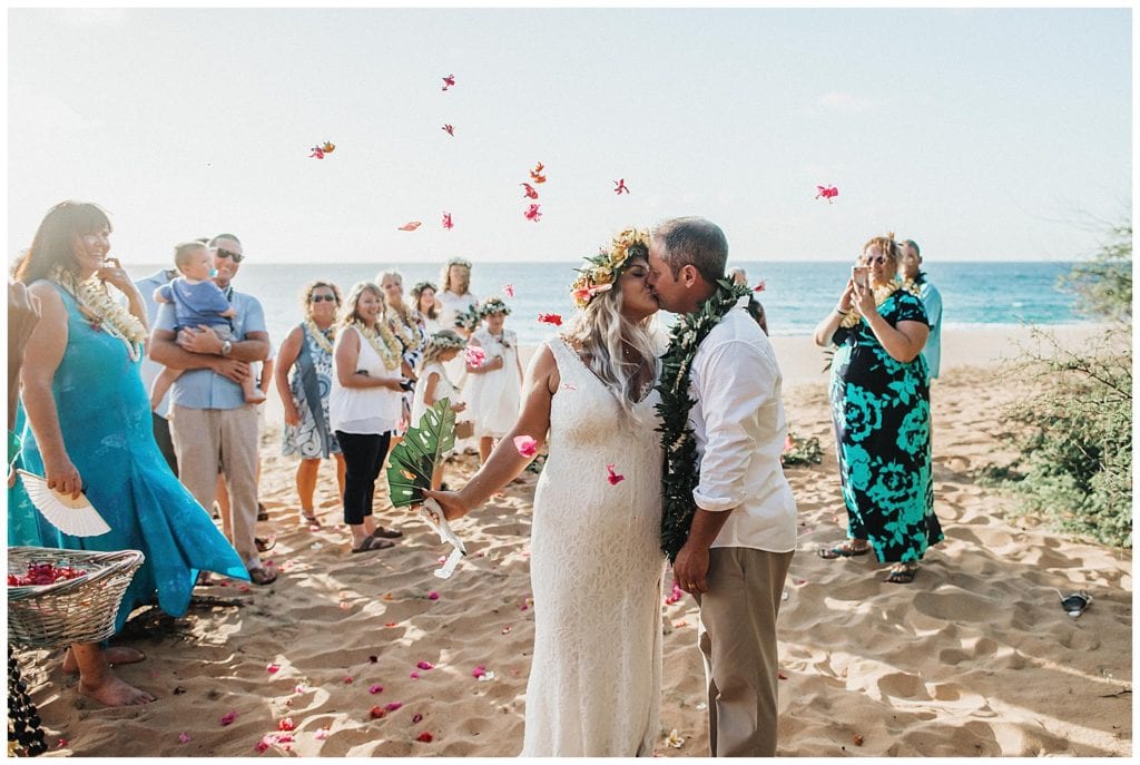 Molokai Wedding Photographer Amy Jayne Photos on the beach
