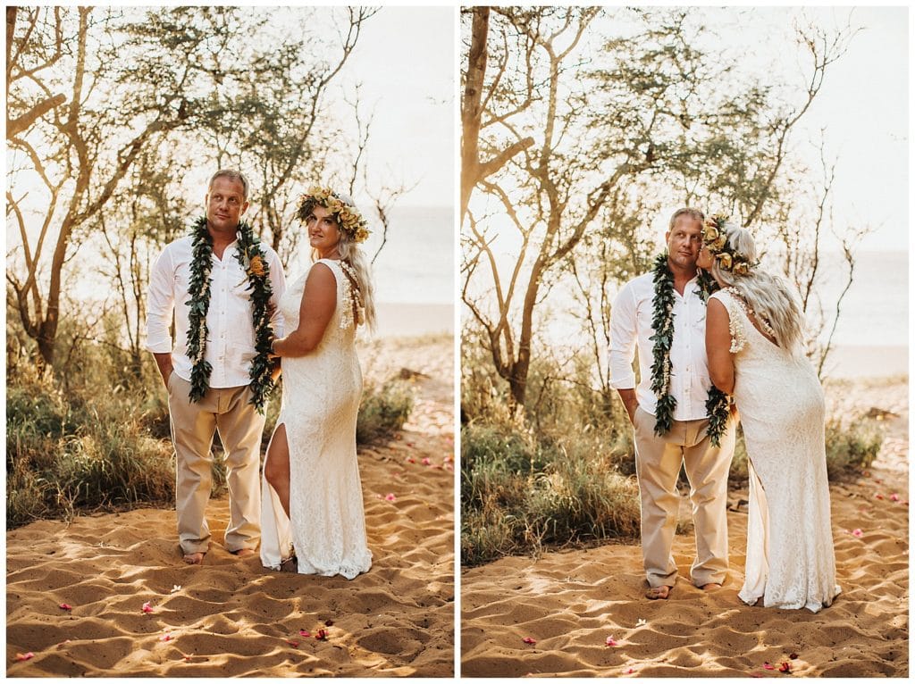 Molokai Wedding Photographer Amy Jayne Photos on the beach