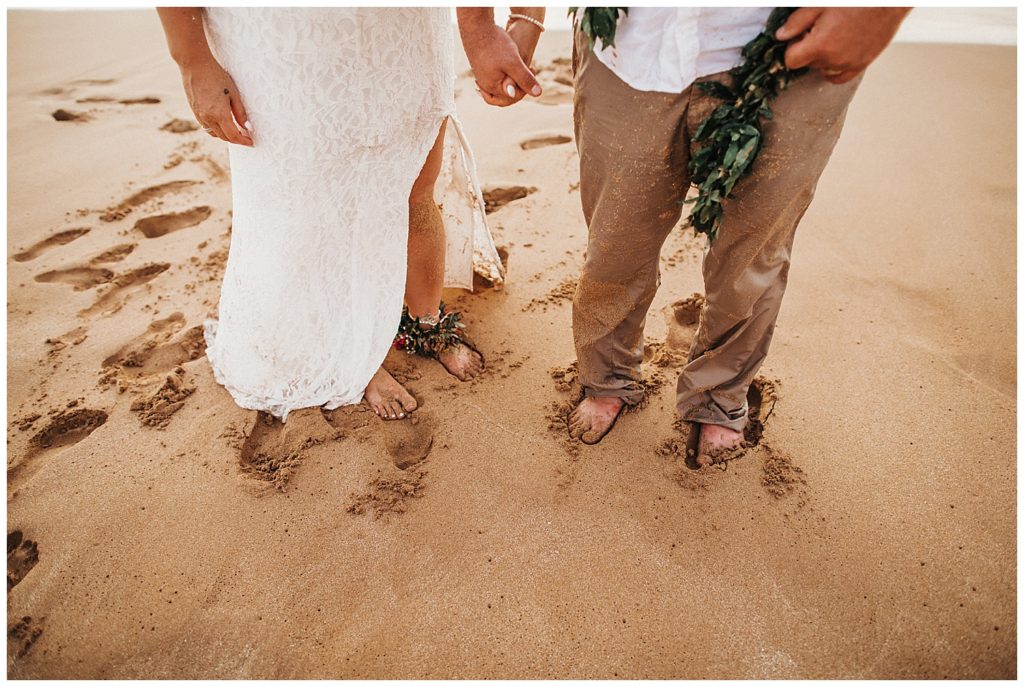 Molokai Wedding Photographer Amy Jayne Photos on the beach
