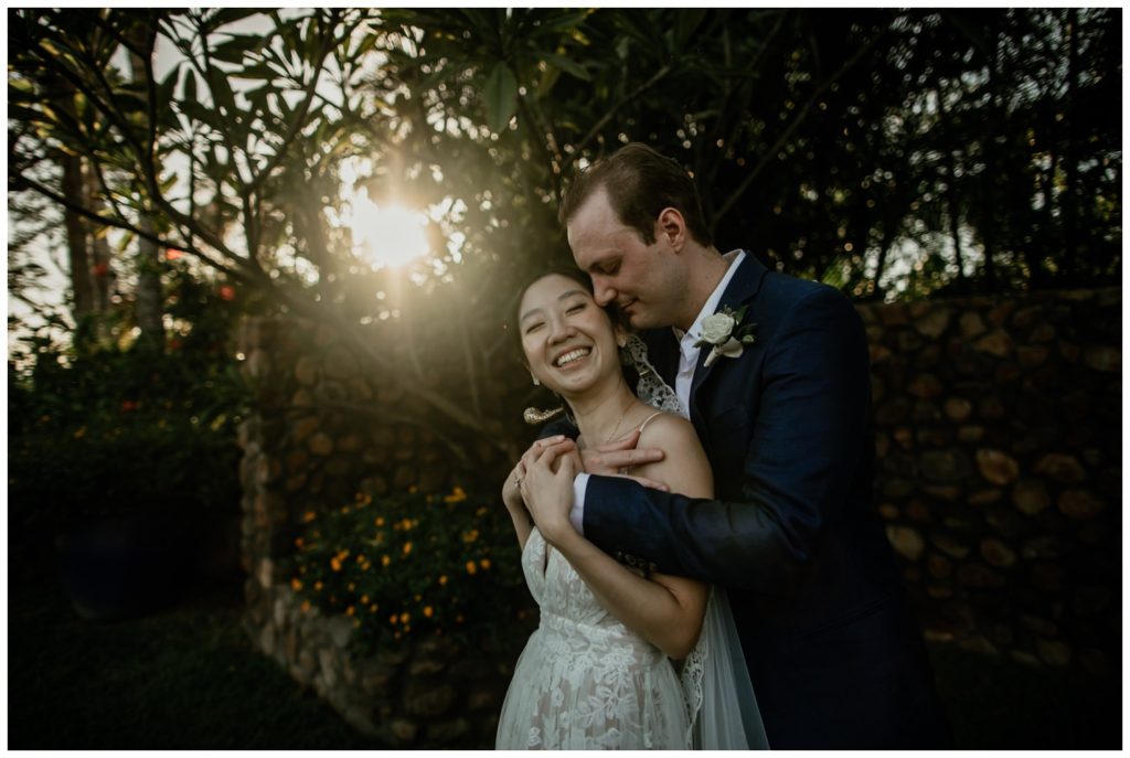Olowalu Wedding Elopement Photographer picture of bride and groom on their wedding day