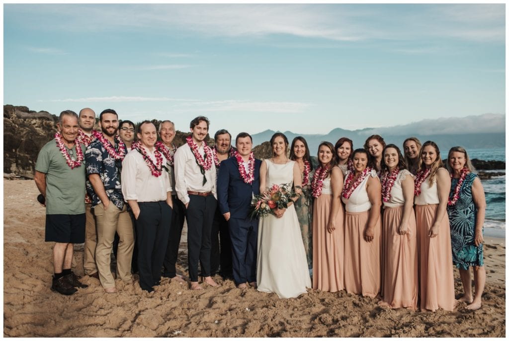 Maui Beach wedding photographer Amy Jayne Photography bride and groom getting married on the beach
