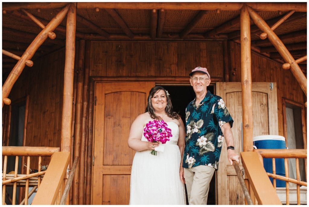 Maui Lahaina Dragon Fruit Farm Wedding couple getting married wedding day in Maui