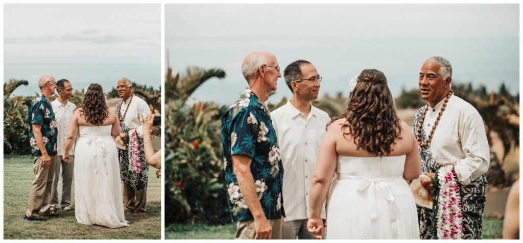 Maui Lahaina Dragon Fruit Farm Wedding couple getting married wedding day in Maui