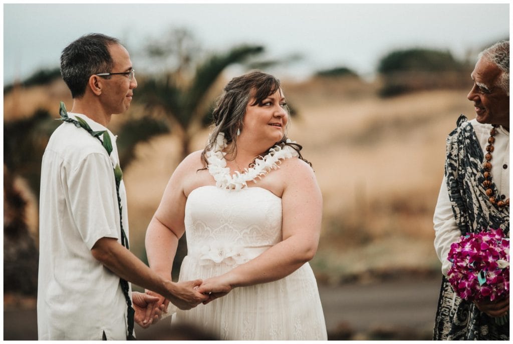 Maui Lahaina Dragon Fruit Farm Wedding couple getting married wedding day in Maui