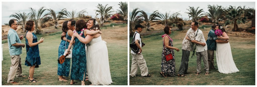 Maui Lahaina Dragon Fruit Farm Wedding couple getting married wedding day in Maui