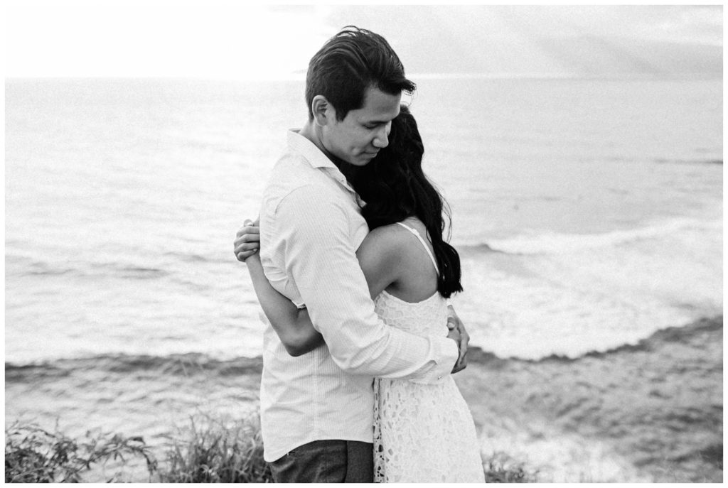Maui Engagement photos in a jungle couples photo session in Lahaina Kaanapali