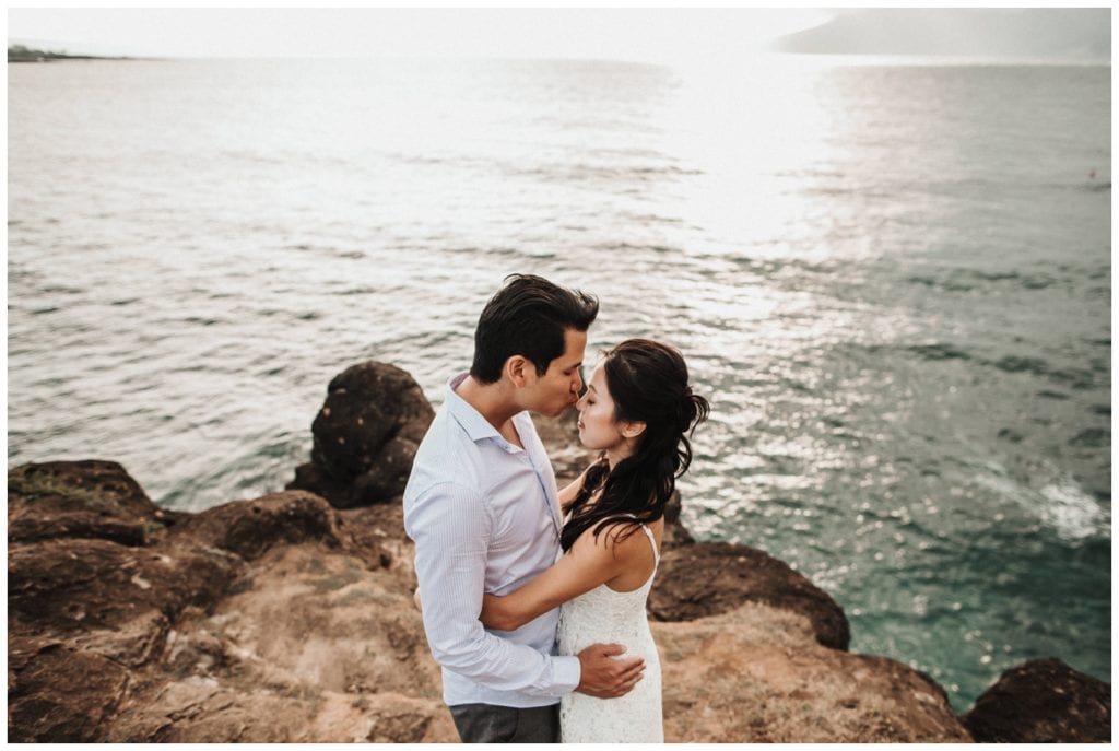 Maui Engagement photos in a jungle couples photo session in Lahaina Kaanapali