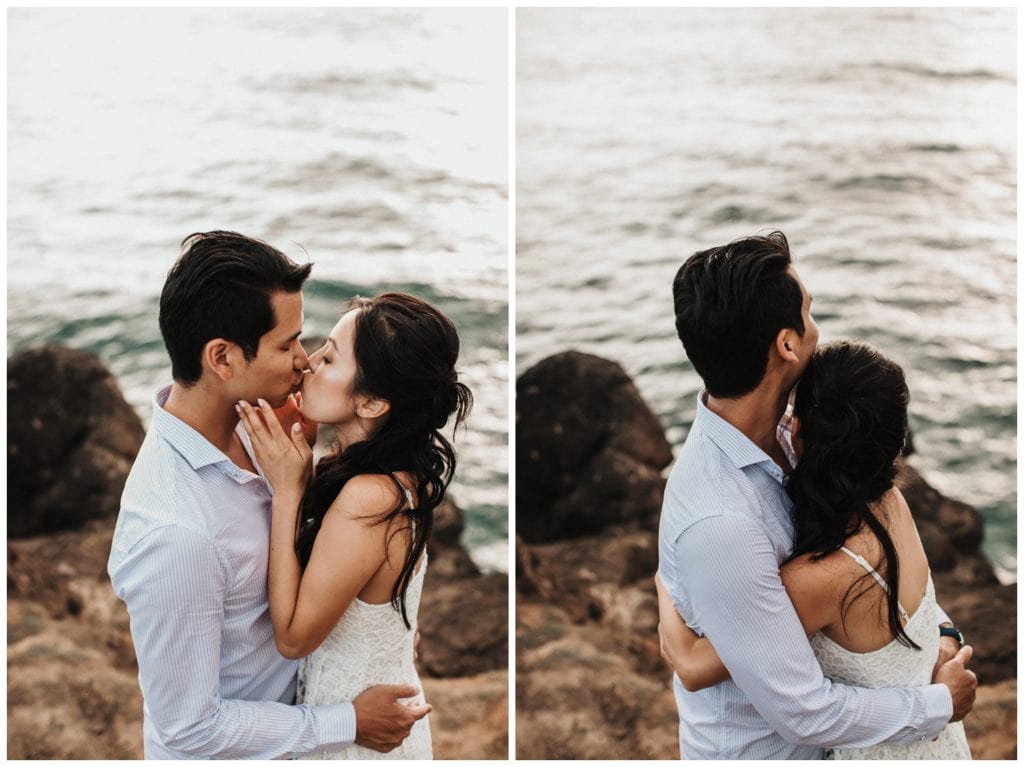 Maui Engagement photos in a jungle couples photo session in Lahaina Kaanapali