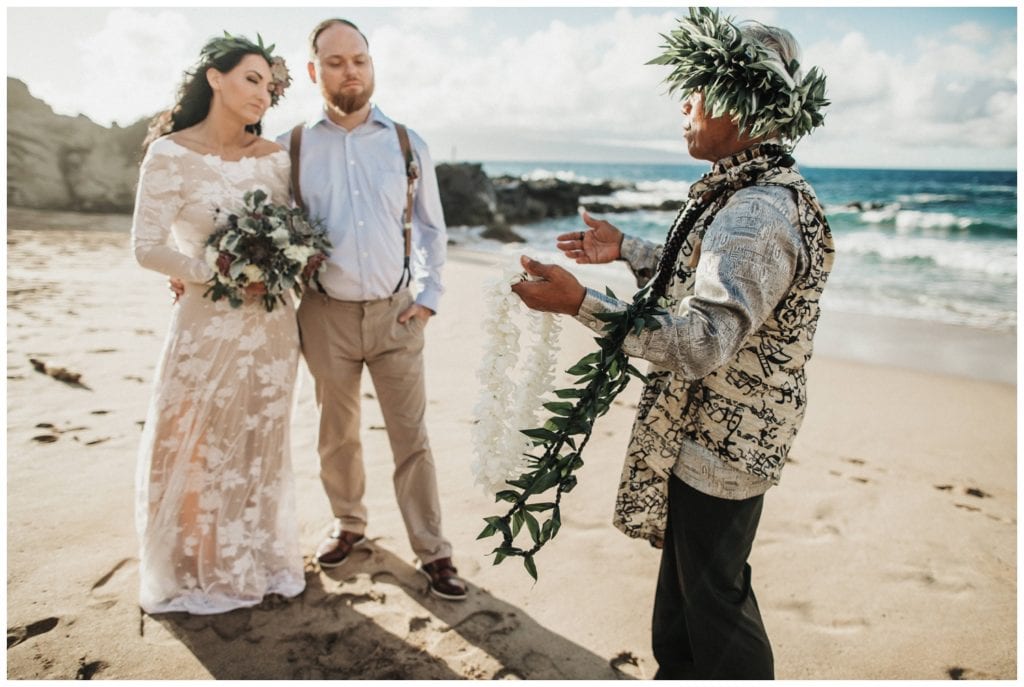 Maui Adventure Elopement Amy Jayne Photography captures the couple on their wedding day adventuring around Maui