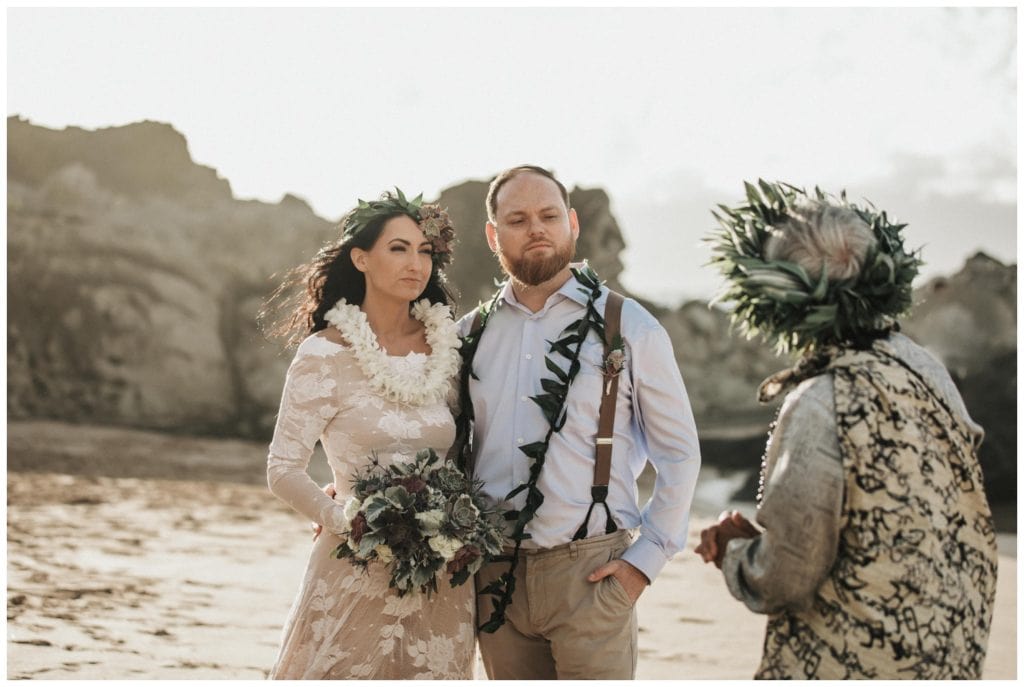 Maui Adventure Elopement Amy Jayne Photography captures the couple on their wedding day adventuring around Maui