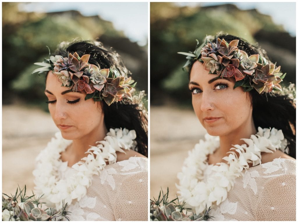 Maui Adventure Elopement Amy Jayne Photography captures the couple on their wedding day adventuring around Maui