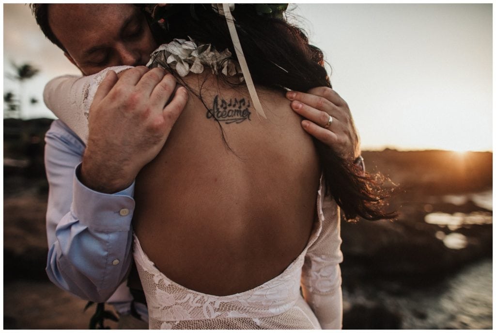 Maui Adventure Elopement Amy Jayne Photography captures the couple on their wedding day adventuring around Maui