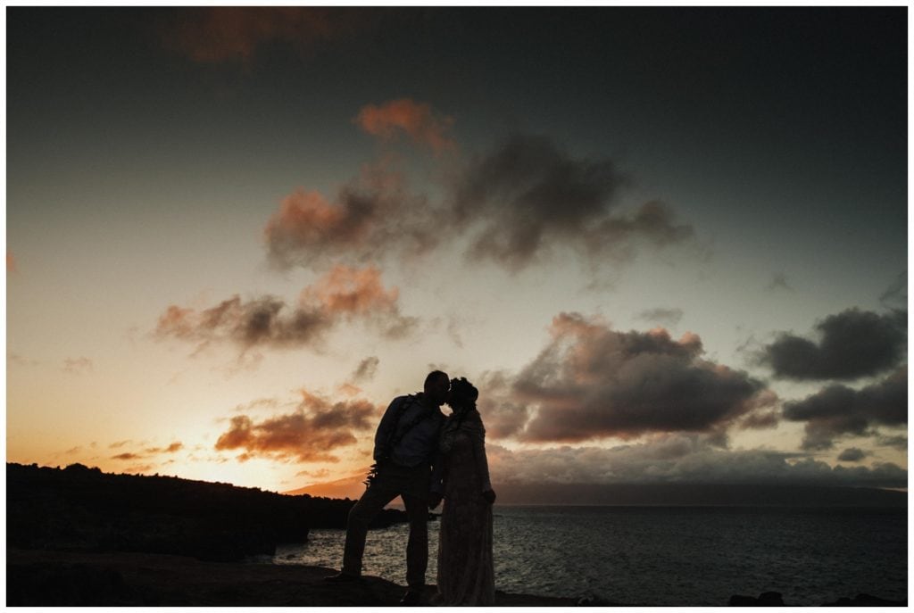Maui Adventure Elopement Amy Jayne Photography captures the couple on their wedding day adventuring around Maui