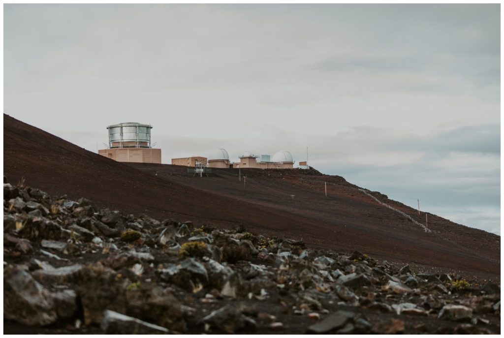 Haleakala Adventurous Elopement Wedding Couple getting married in Maui Hawaii