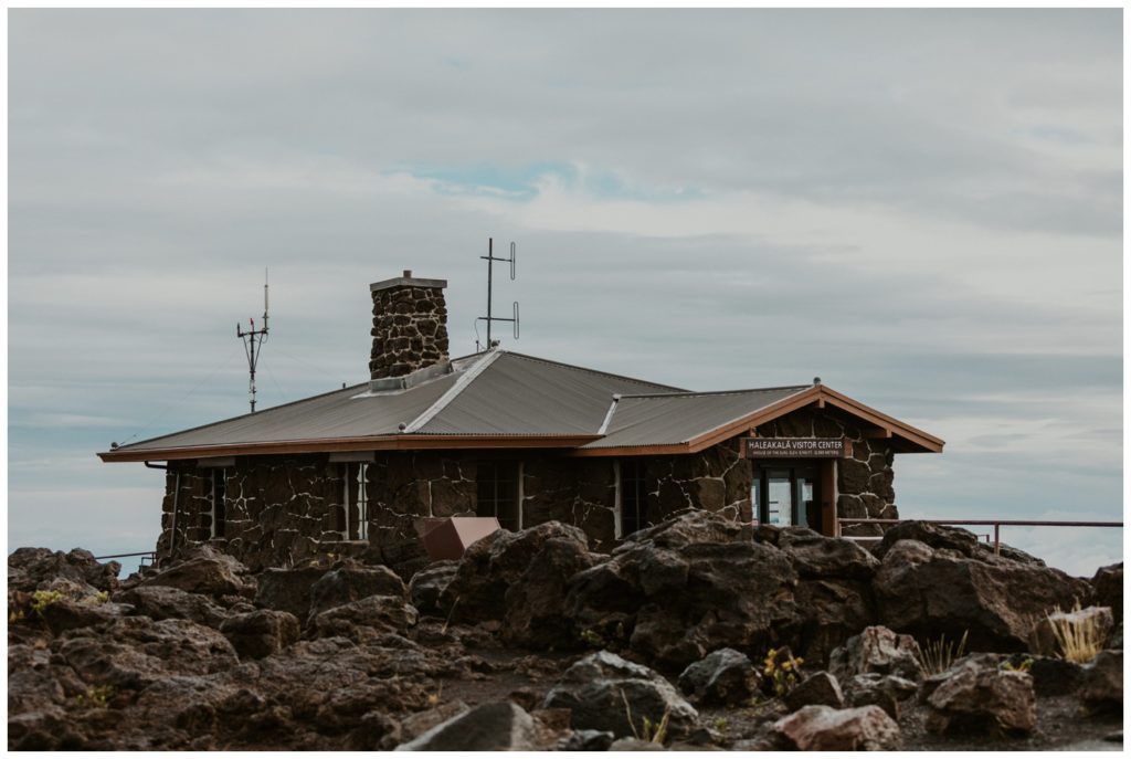 Haleakala Adventurous Elopement Wedding Couple getting married in Maui Hawaii