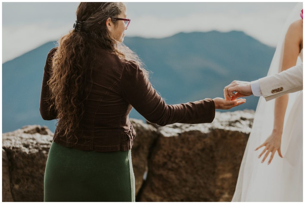 Haleakala Adventurous Elopement Wedding Couple getting married in Maui Hawaii
