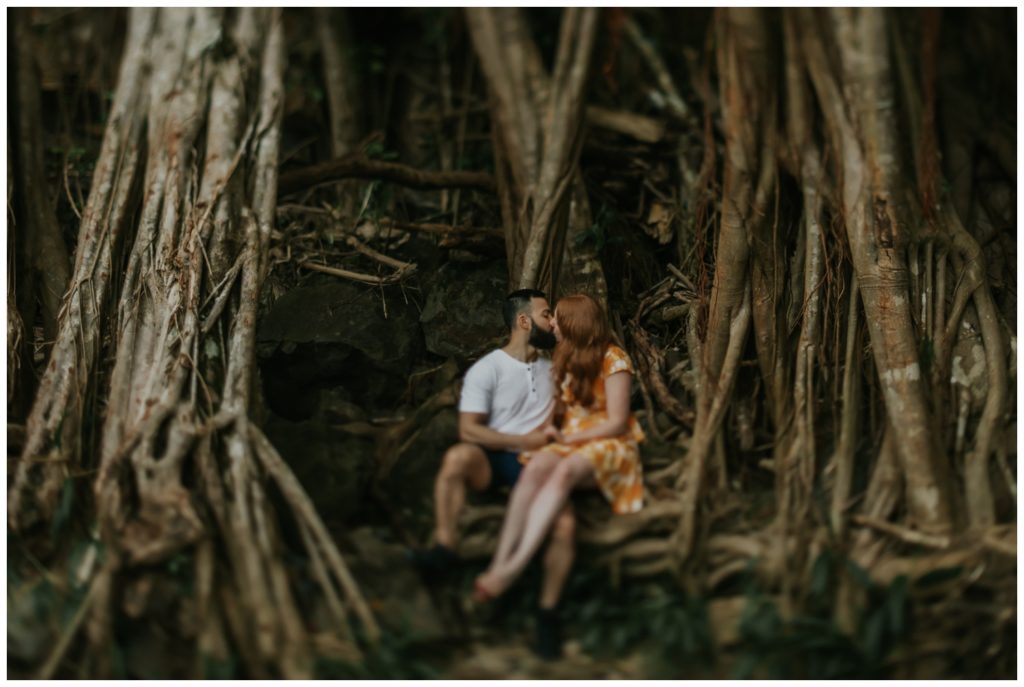 Maui anniversary couples waterfall photos