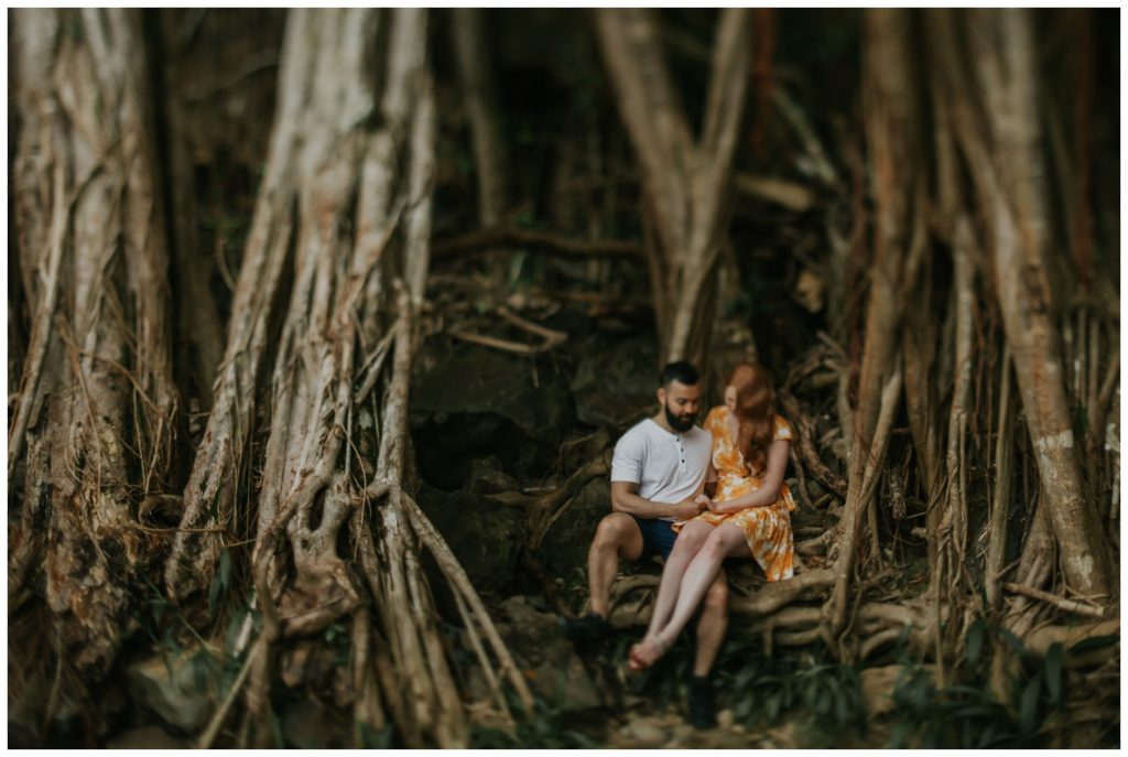 Maui anniversary couples waterfall photos